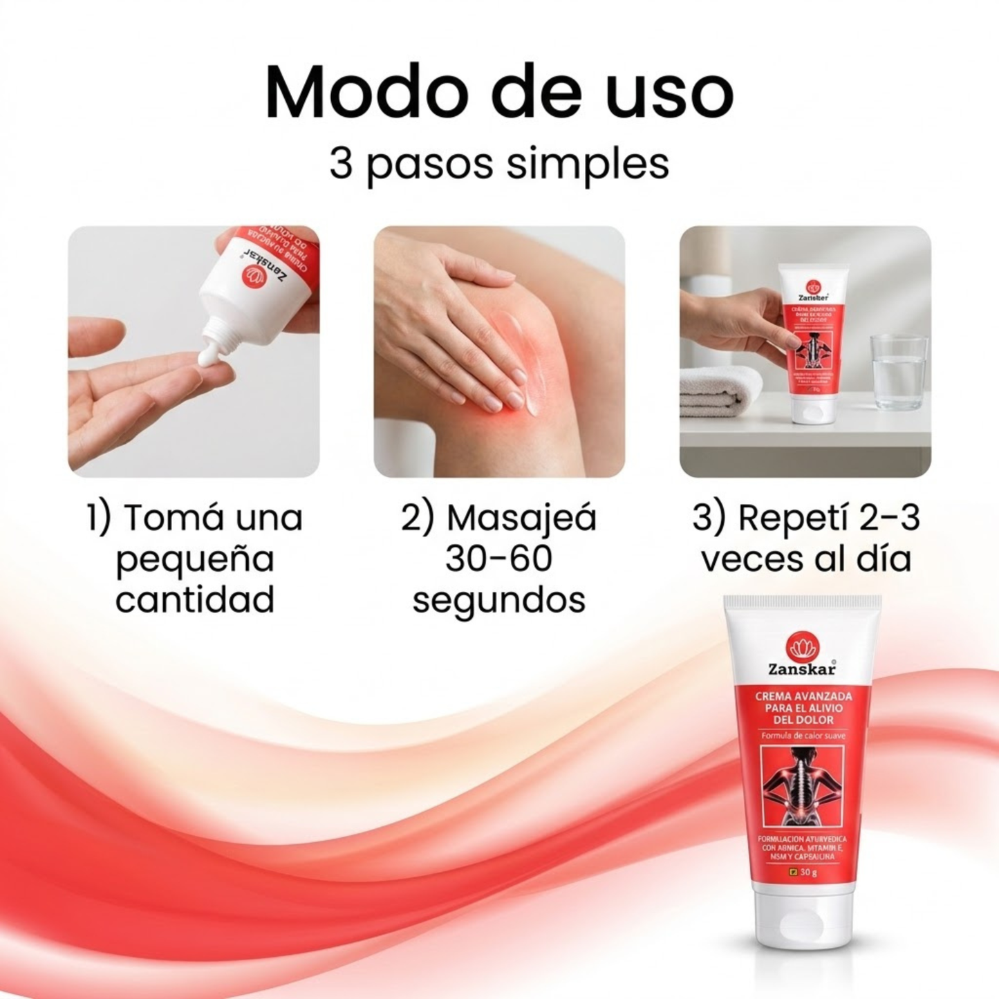 Zanskar® Crema de Recuperación Profunda para Músculos, Huesos y Articulaciones