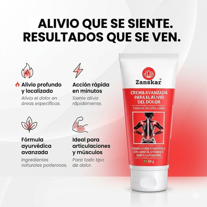 Zanskar® Crema de Recuperación Profunda para Músculos, Huesos y Articulaciones