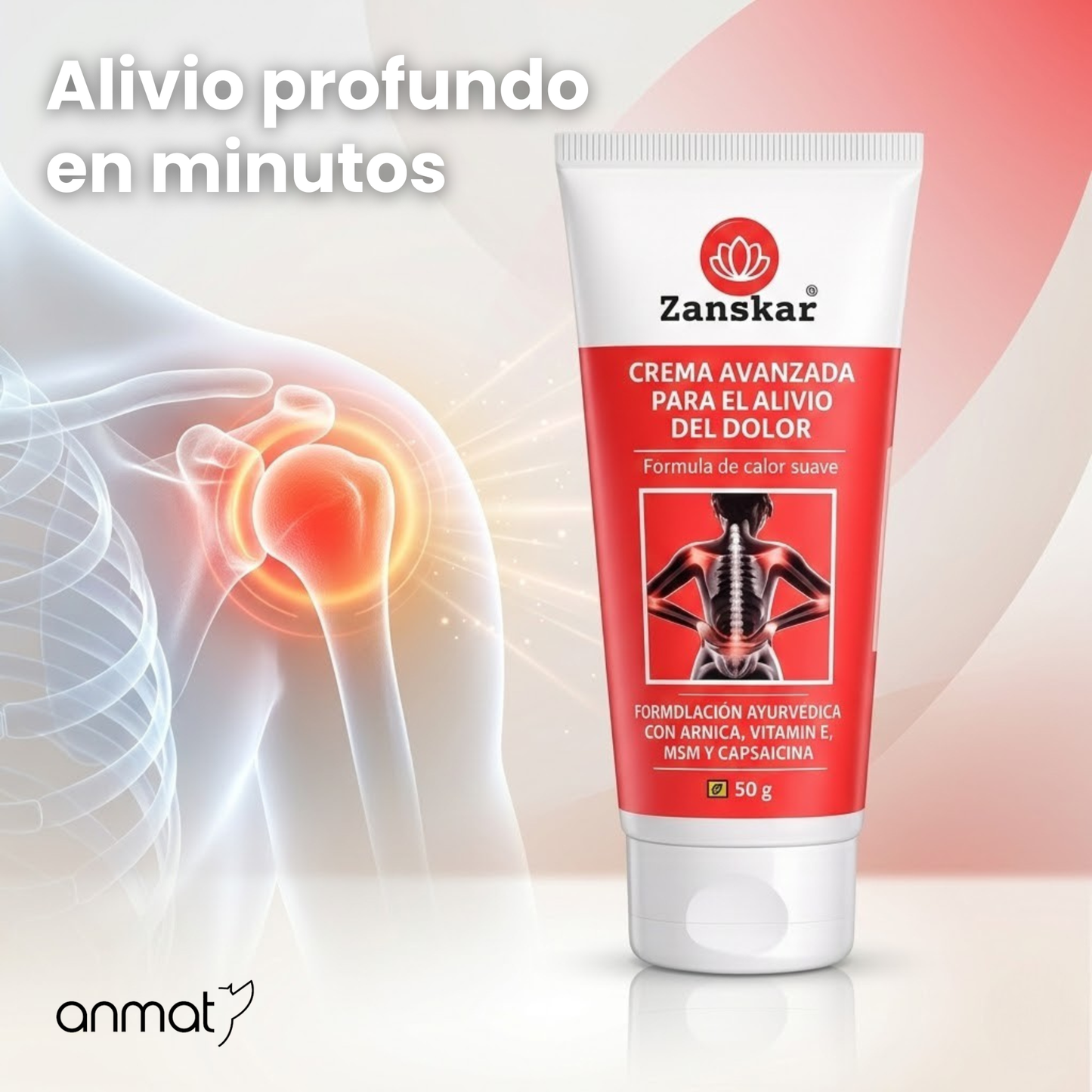Zanskar® Crema de Recuperación Profunda para Músculos, Huesos y Articulaciones